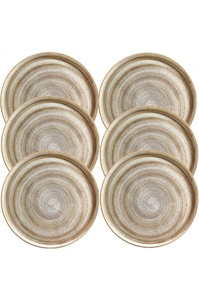 Bonna Set 6 farfurii pizza Terrain din portelan 32cm