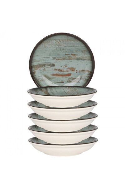 Bonna Set 6 farfurii adanci Madera din portelan 13cm,220ml