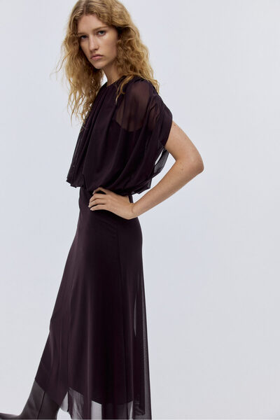 H&M Büzgülü Elbise