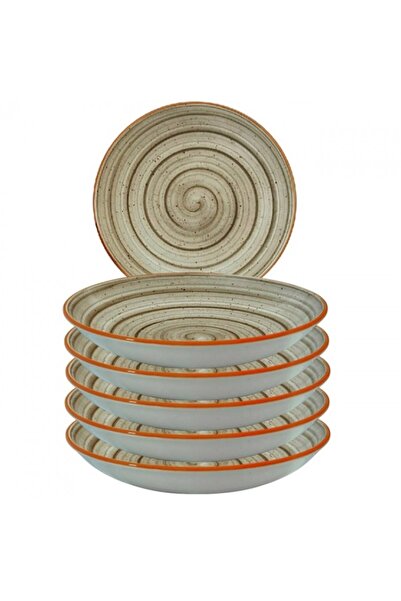 Bonna Set 6 farfurii supa Terrain din portelan 20cm 500ml