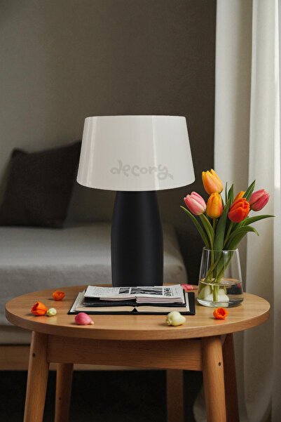 decory Urban Pinterest Style Cozy Lampshade Table Lamp, Stylish Simple Table Lamp (Bioplastic) E27