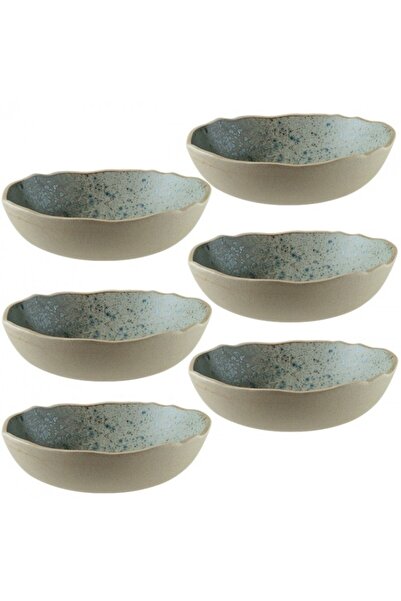 Bonna Set 6 farfurii adanci Gaia portelan 23cm