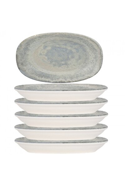 Bonna Set 6 farfurii ovala portelan OMNIA, 24x14cm