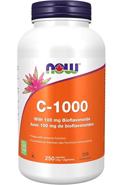 Now C-1000 Veg Capsules with Bioflavonoids - 1000 mg, 250 Capsules