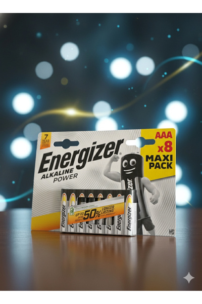 NO BRAND Energizer Max Plus (veya Lithium/Alkaline) AAA Pil - 8'li Paket - Uz...