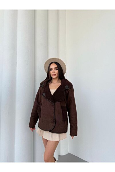 Queensland Oversized Leather-Look Stylish Jacket