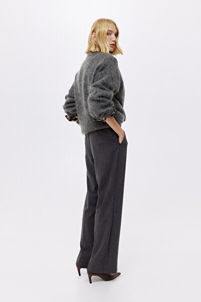 H&M Kat İzli Düz Paça Pantolon