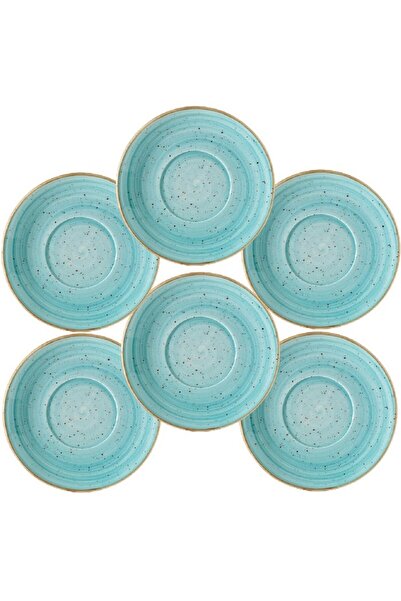 Bonna Set 6 farfurii suport din portelan pentru ceasca cafea 12cm