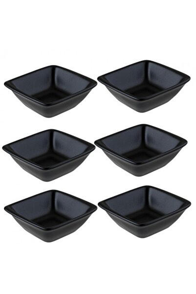 Bonna Set 6 boluri patrate Notte portelan 8x8,5cm