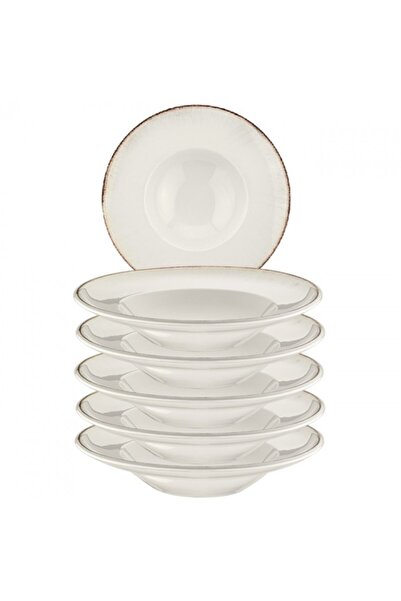 Bonna Set 6 farfurii paste Retro 28cm 400ml portelan