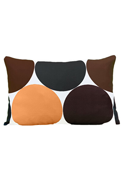 Alacastore Husă de pernă Pastel Maro Muștar Kaki Geometric Modern Textil de c...