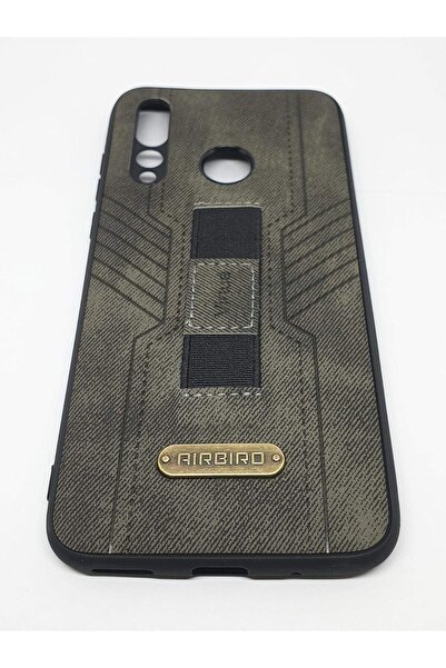 Generic Textured fabric back cover with stand for Huawei Nova 4, cotton, multicolor