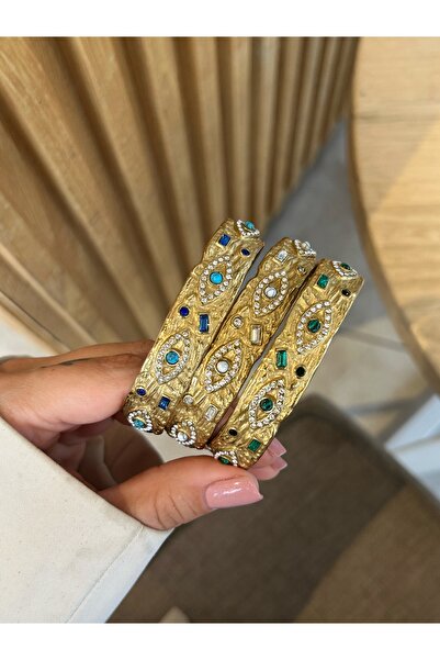 Store Göz Vintage Çelik Kelepçe