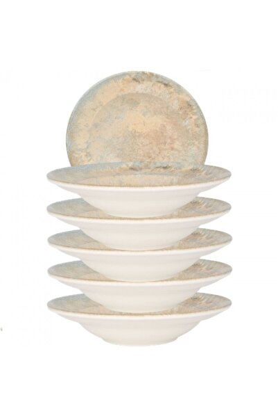 Bonna Set 6 farfurii gourmet Luz portelan 24cm 400ml