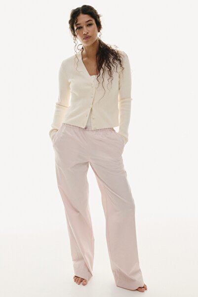 H&M Pamuklu Poplin Pantolon