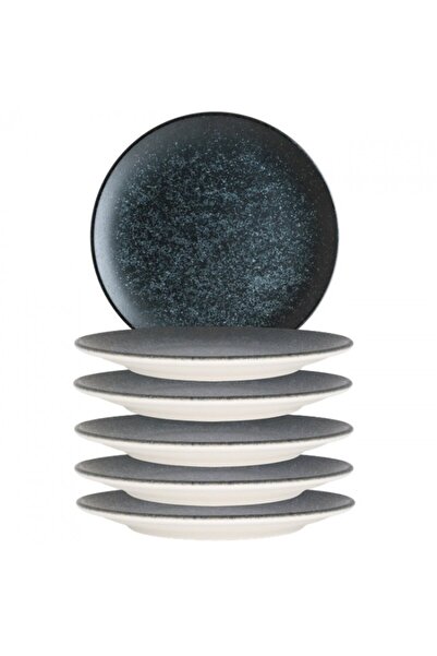 Bonna Set of 6 Vesper Matt porcelain plates 27cm