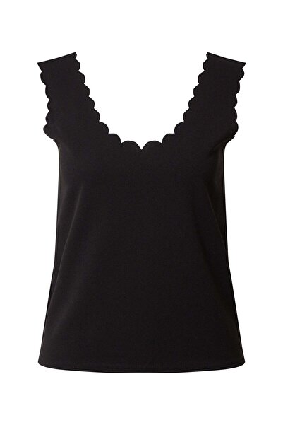 BOOHOO SCALLOP VEST Top Women