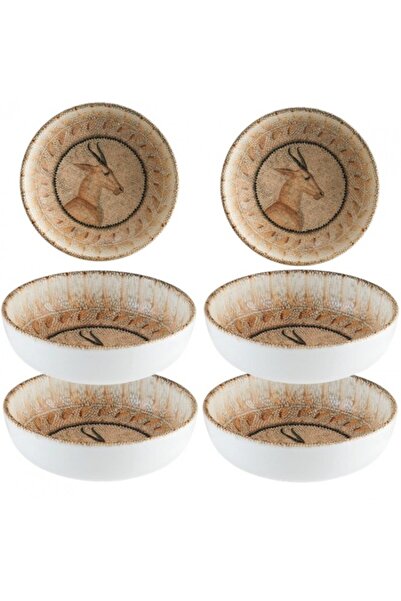 Bonna Set of 6 porcelain bowls MESOPOTAMIA DEER 14cm, 450ml (S-MT-MZPB HYG 14KS)