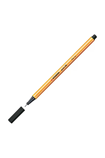 Stabilo 88 POİNT FİNELİNER KEÇE UÇLU KALEM 0.4mm 46 SİYAH