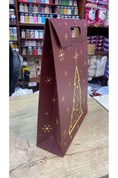 demontecraft yılbaşı hediye paketi zarf çanta 2 adet 35x25x9