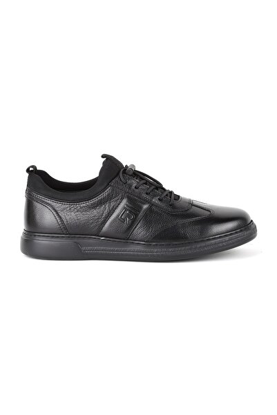 LBR H1067 Men's Leather Casual Shoes Black