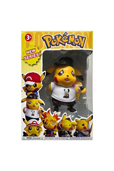OEM Set 6 Figurine Pokemon Pikachu, POP de colectie, 10 cm