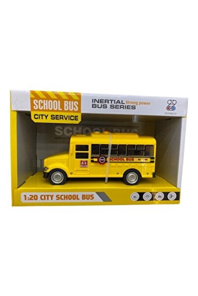 Lulu Battery-Powered School Bus Toy, 20 cm - VisionXXI