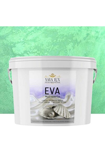 YaYa Color Vopsea decorativa de Lux, Eva Madreperla cu Fulgi de Sticla, Verde...