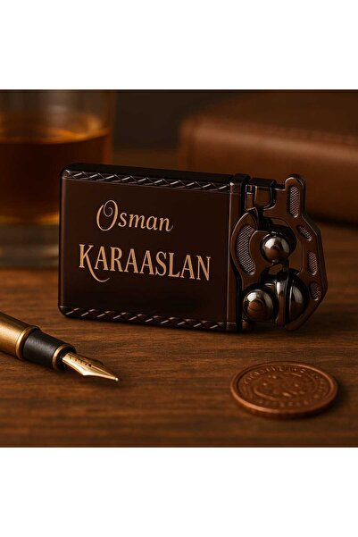 yucisaatleri Hediye Çakmak Kişiye Özel İsim Yazılı ve Mdf Tasarım Kutulu No:1001