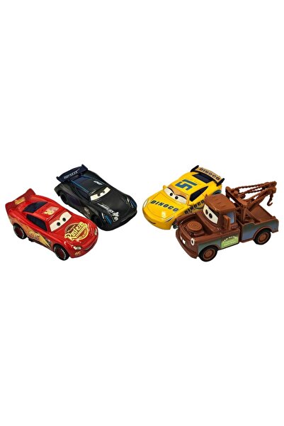 OEM Promo pack: set of 4 metal toy cars (Cars style) + Minecraft surprise figurine blind bag