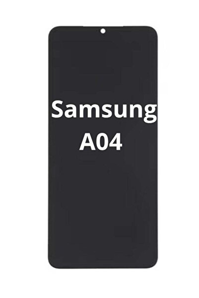 no markte شاشة LCD مع محول رقمي لهاتف Samsung A04 - أسود