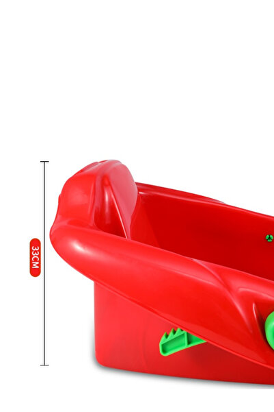 OEM Children's bobsleigh, with steering wheel and brake, made of durable material, 98x55x33 cm