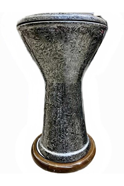 Vatan Gri Kırçıllı Boyalı Döküm Bas Darbuka - Kılıf Hediyeli