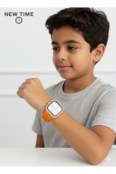 5001 NEW TIME Square Watch - Orange Style Edition (Sports Edition)