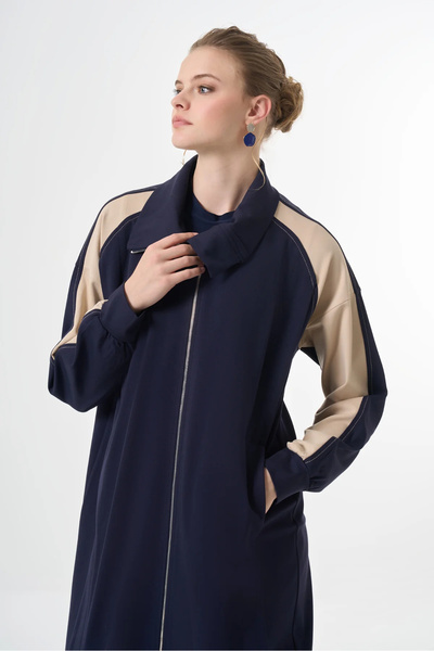 MissWhence Striped Detail Cap Navy Blue 38400