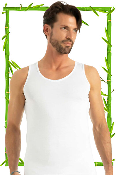 HRN Textile Bamboo Men's Thick Strap Undershirt (Q-En 600)