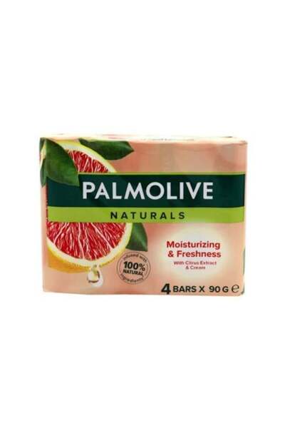F05 Moleef Naturals Citrus and Cream Soap 4 Pieces 90g