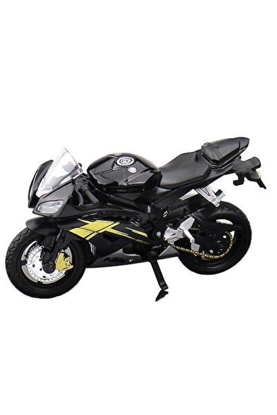 Sunmostar 1:18 Die-Cast Toy Motorcycle, Black