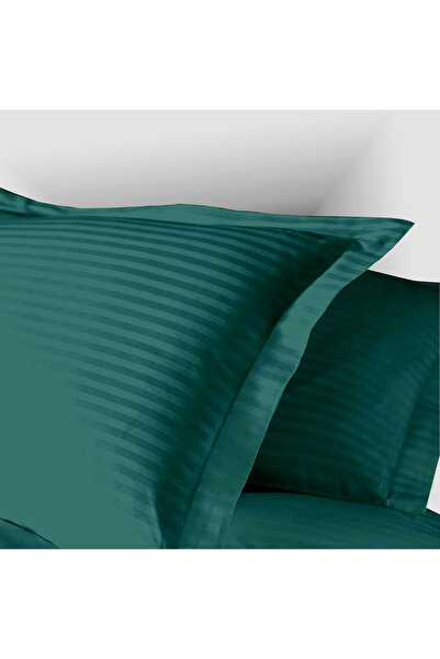 SELLER HOME Damask Pillowcase 100% Cotton - Petrol Green