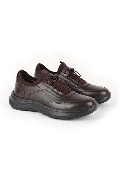 LBR H1071 Men's Leather Casual Shoes Brown