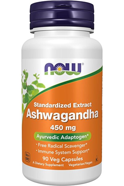 Now Foods مكملات ناو أشواغاندا ٤٥٠ مجم، ٩٠ كبسولة نباتية