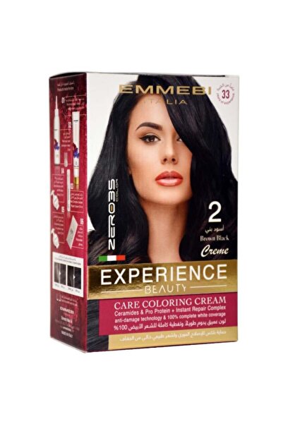 Zero35 Beauty Experience Hair Dye Kit Tone 2 Black Brown Color