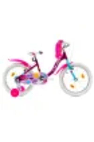 DHS Bicicleta Copii Unicorn Kids Bicycle - 18 Inch, Pink/Blue