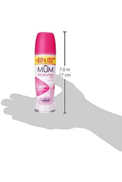 MUM Roll-On Deodorant Rose Fragrance 75 ml