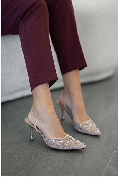 Parponi Mely women's high heeled evening shoes gold