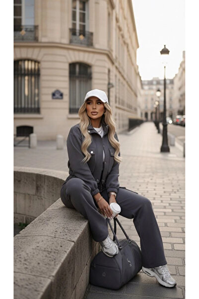 Buklemoda Modal Fabric Cargo Pocket Piece Set