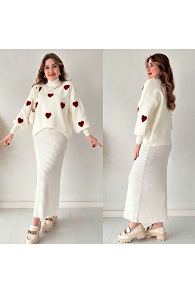 MODA Triko Elbise takım