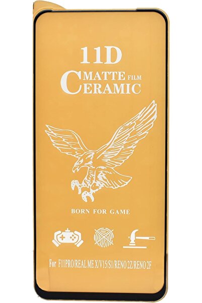 Bläck واقي شاشة نانو لاصق بالكامل من السيراميك 11D لهاتف Oppo F11 Pro / Reno2...