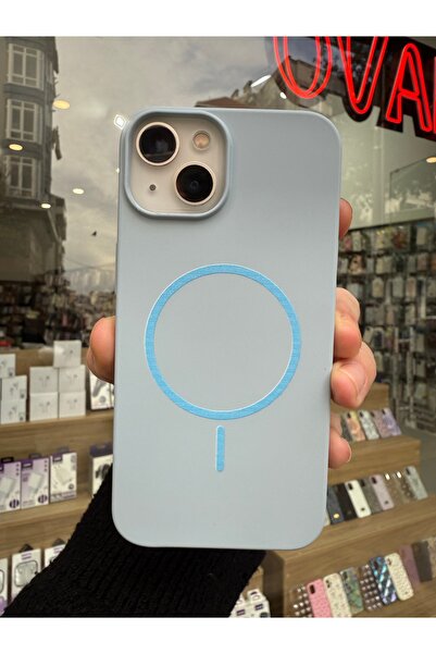 OVADA İPhone 13/14 Uyumlu Darbe Emici İçi Kadife Soft Kamera Etrafı Çıkıntılı...