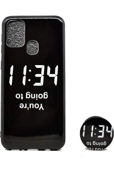 Generic Stylish Back Case with Mask for Samsung Galaxy M31 (Style 03) - Thermoplastic